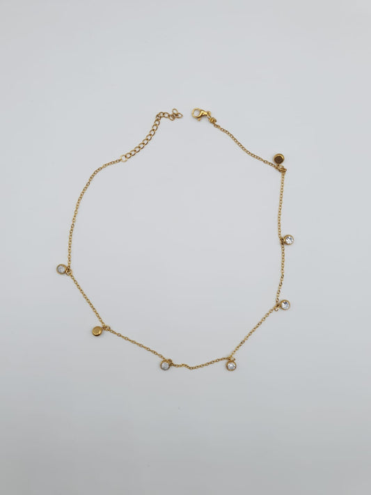 Celeste Crystal Drop Necklace