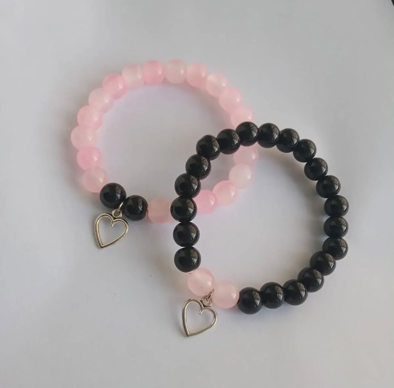 Soulmate Heart Couple Hand-Made Bracelets Set