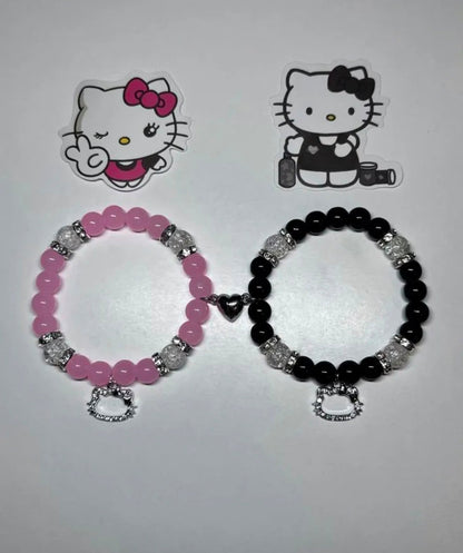 Soulmate Heart Couple Hand-Made Bracelets Set