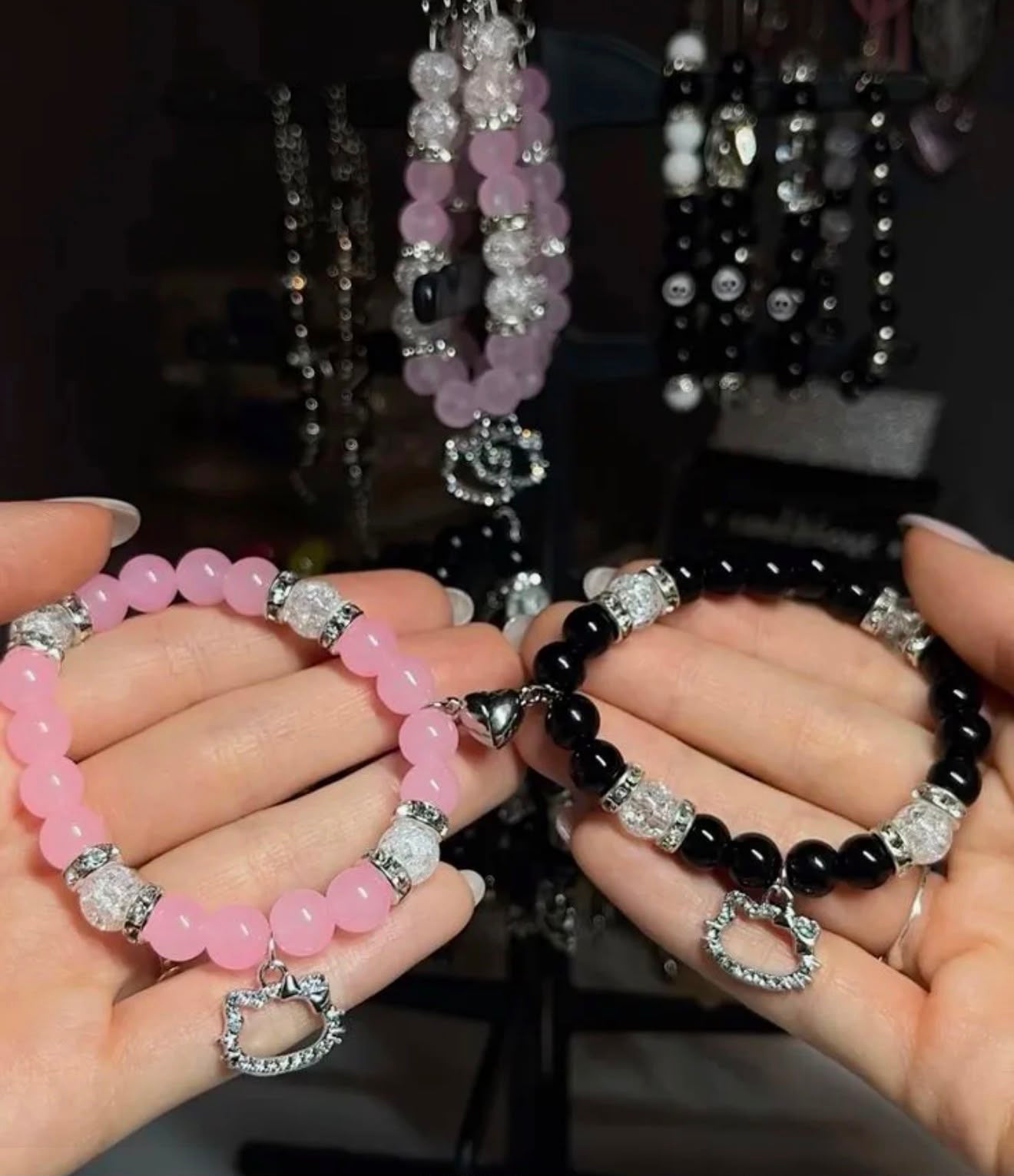 Soulmate Heart Couple Hand-Made Bracelets Set