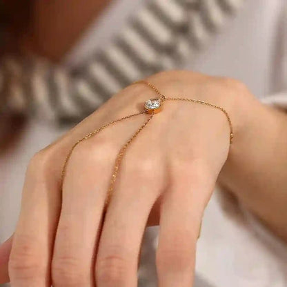 Celeste Crystal Hand Chain