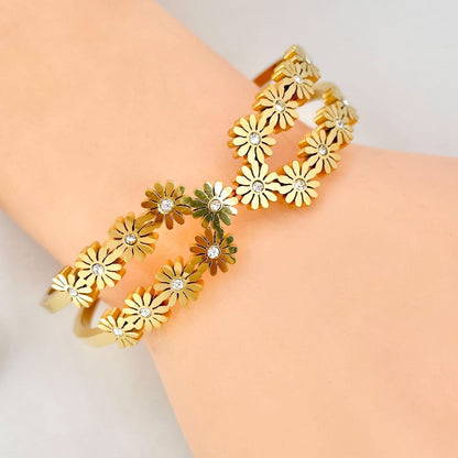 Golden Bloom Floral