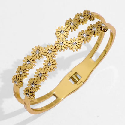 Golden Bloom Floral