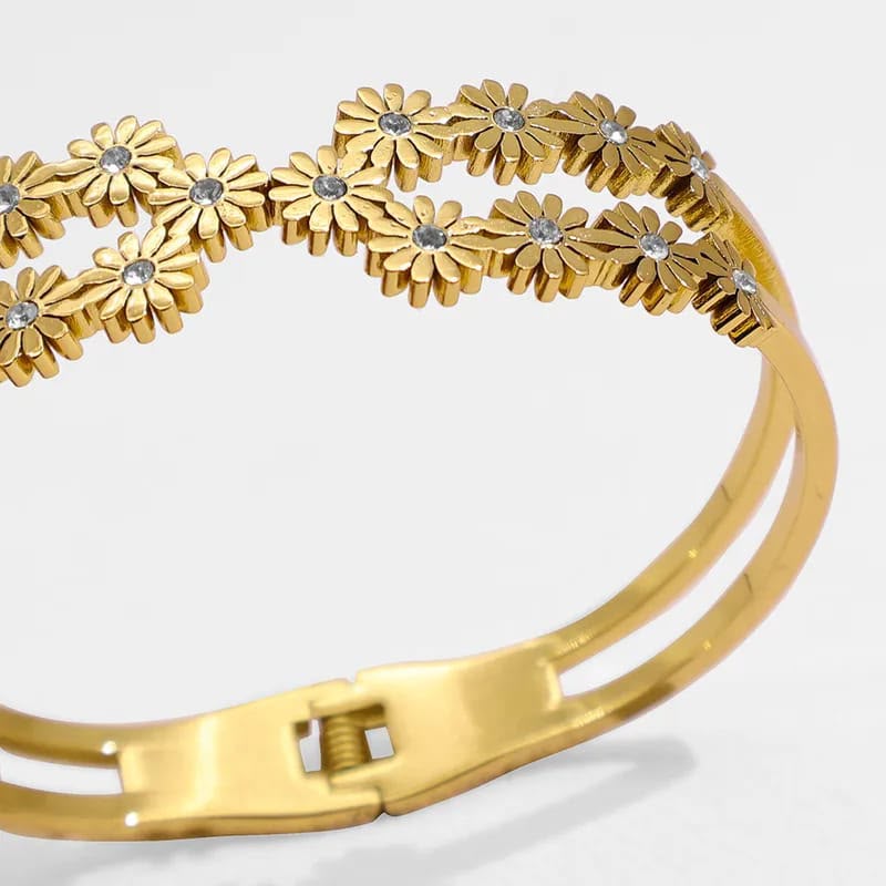 Golden Bloom Floral