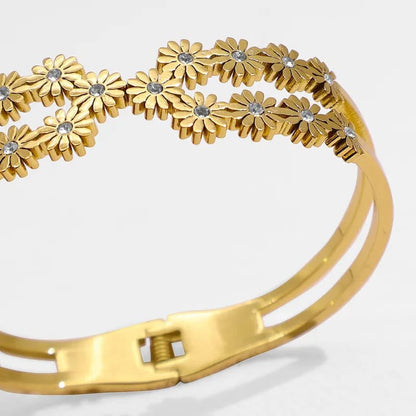 Golden Bloom Floral