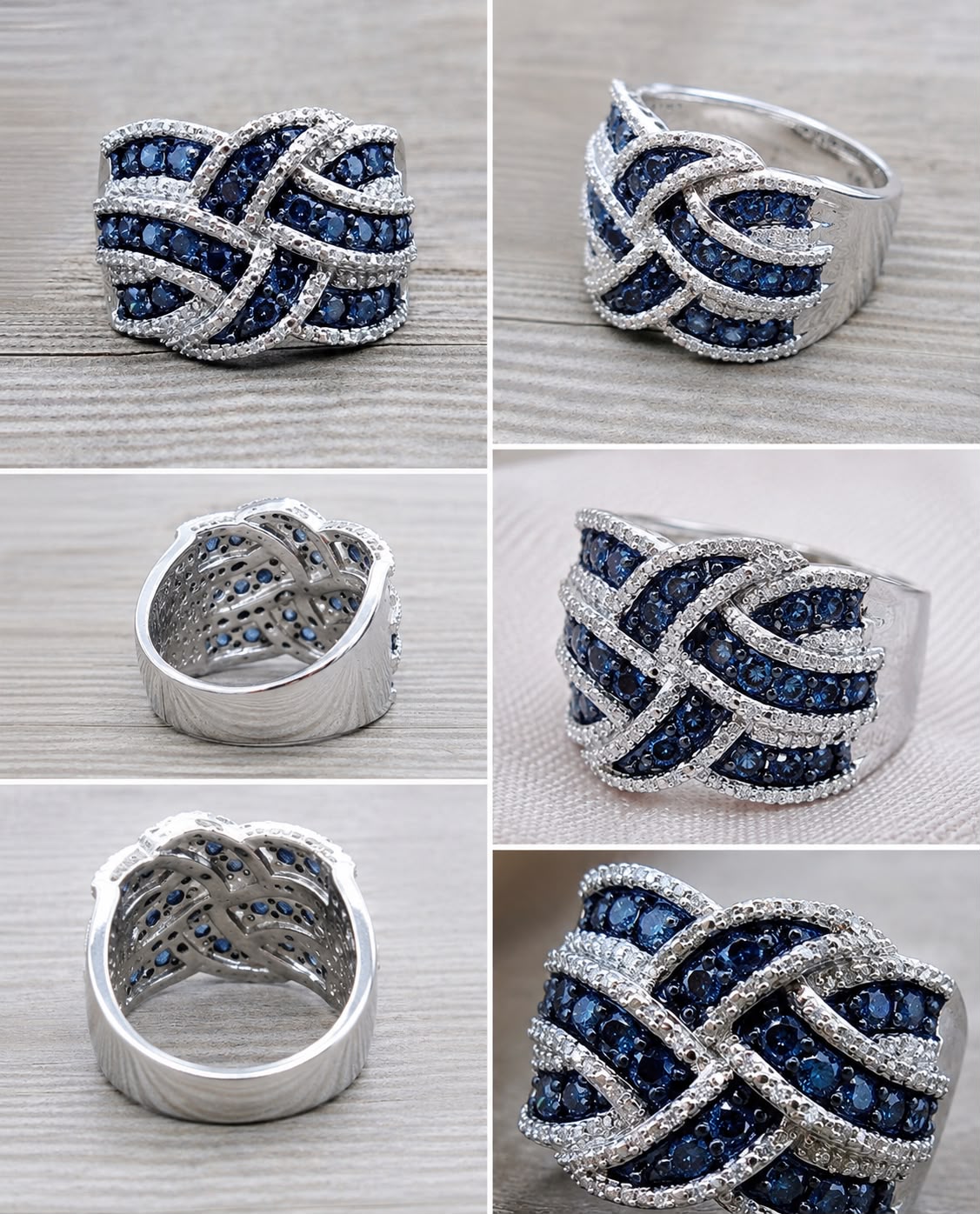 Midnight Blue Interwoven