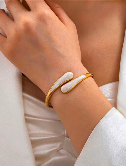 Golden Pearl Cuff