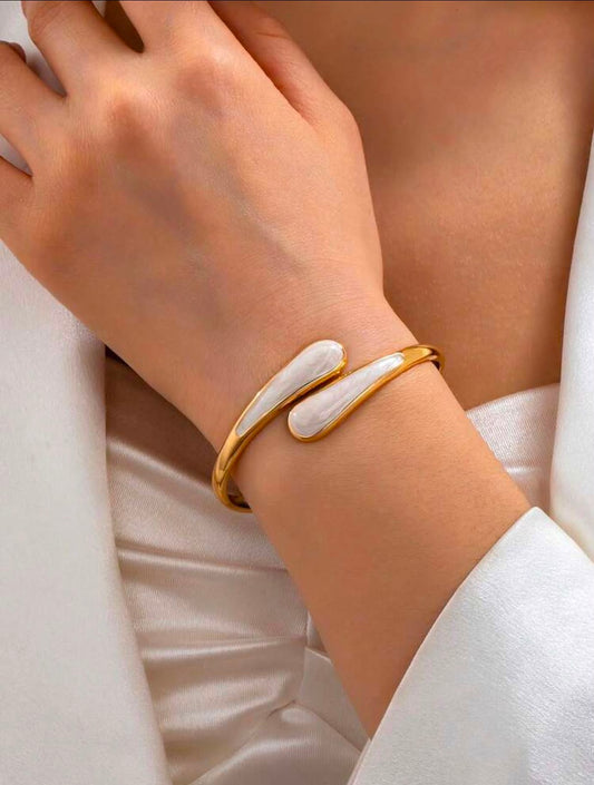 Golden Pearl Cuff