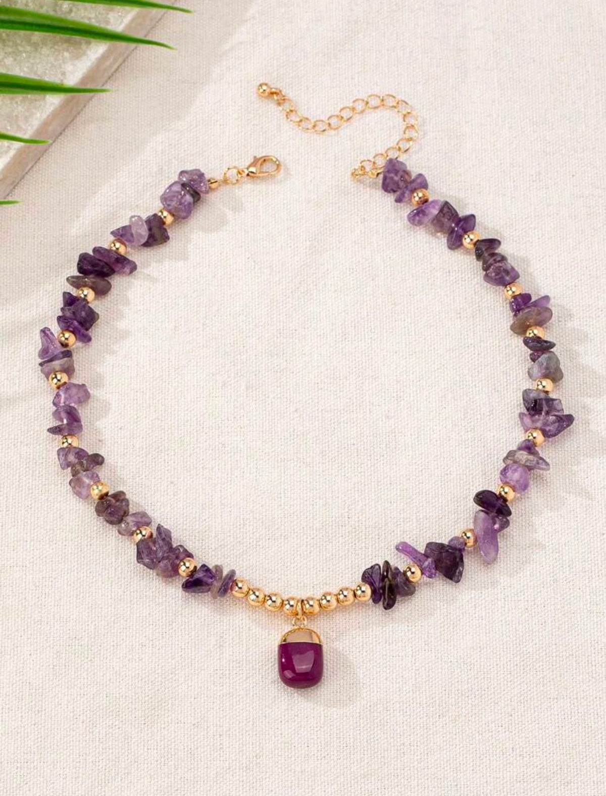 Amethyst Glow Charm