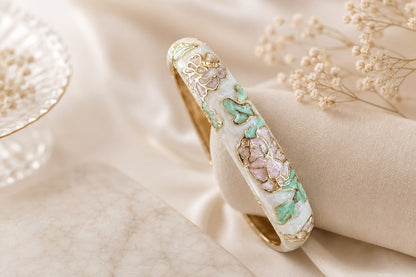 Enamel Bloom Bangle