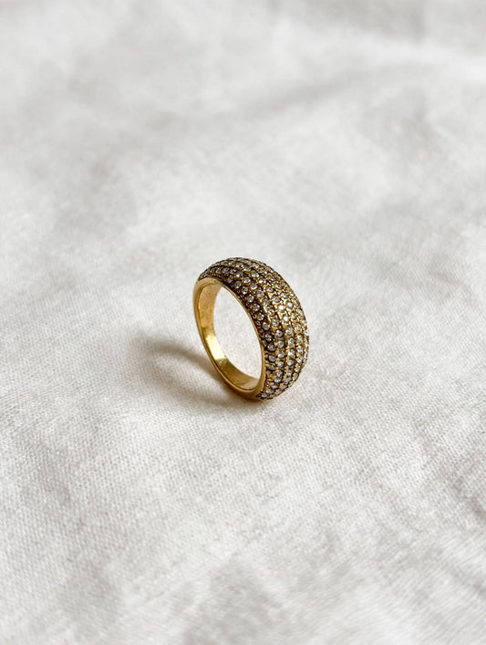 Celeste Pavé Statement Ring