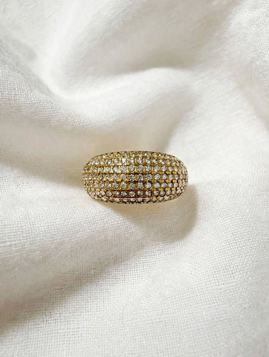 Celeste Pavé Statement Ring