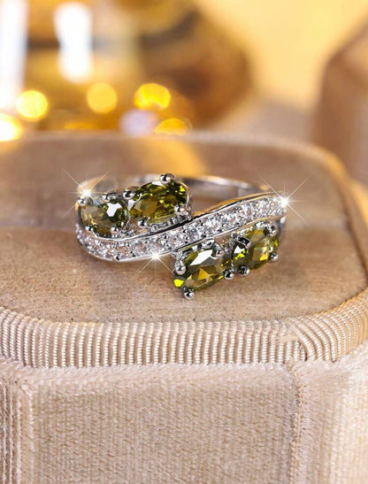 Olive Éclat Crystal Wrap