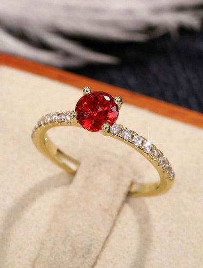 Crimson Celeste Solitaire