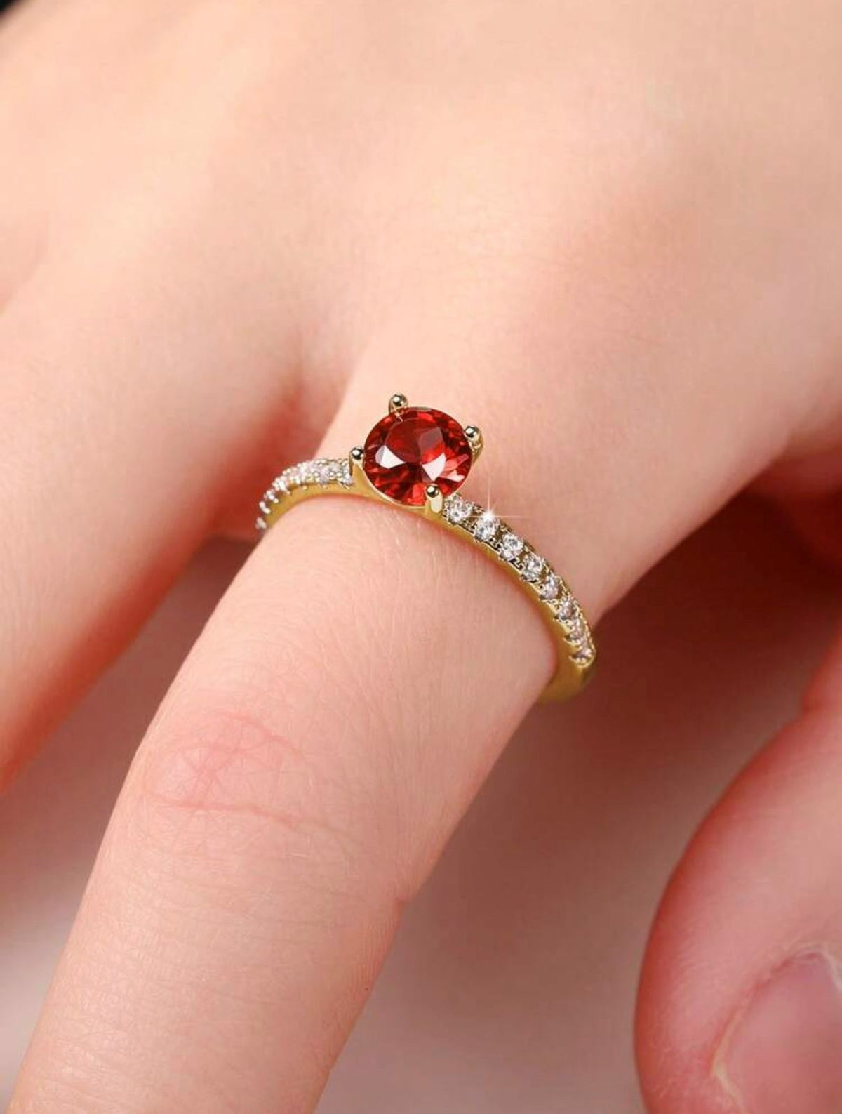 Crimson Celeste Solitaire