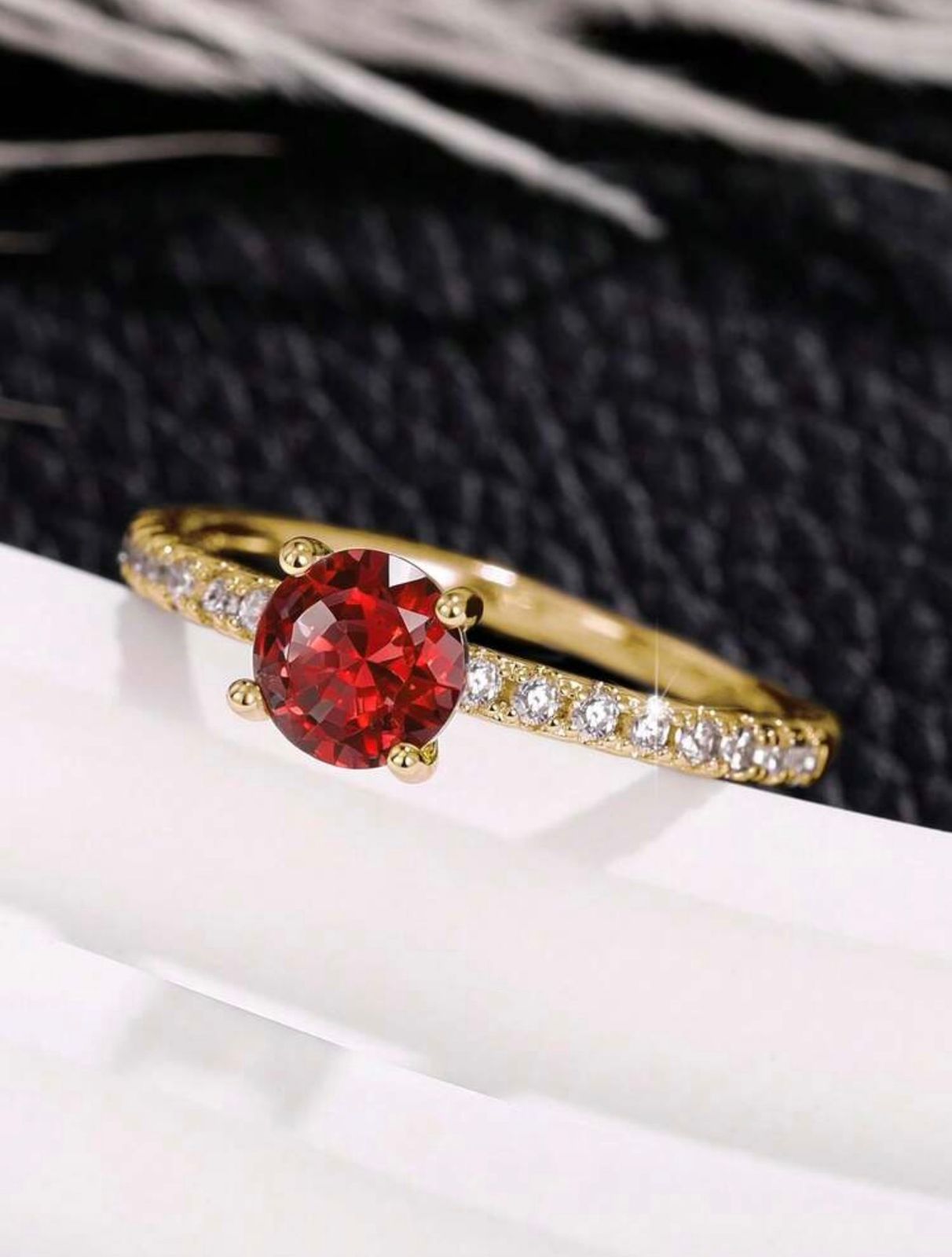 Crimson Celeste Solitaire