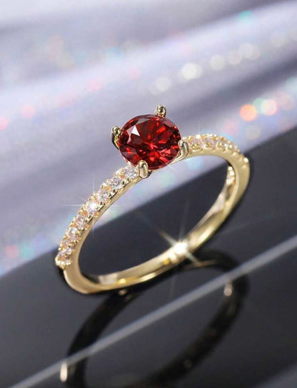 Crimson Celeste Solitaire