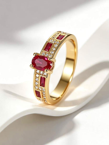 Ruby Éclat Geometric