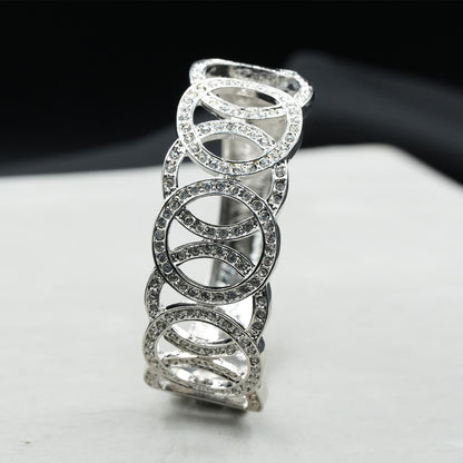 High-quality copper alloy with rhodium plating, ensuring a long-lasting shine and resistance to tarnish image 2