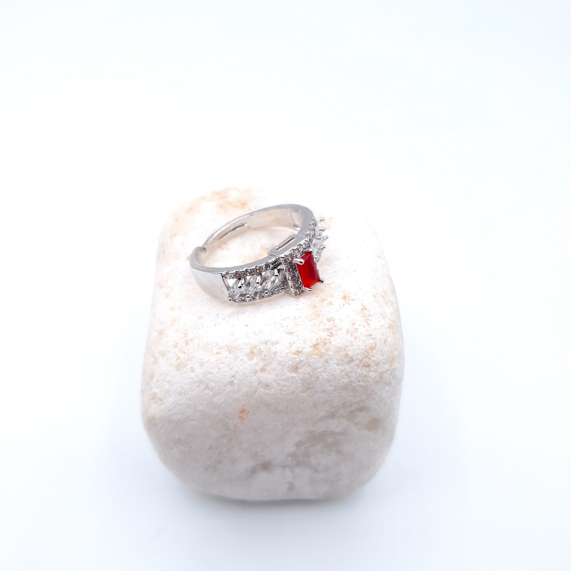 A breathtaking adjustable ring that embraces your finger beautifully, adding a stunning, personalized touch to your style. "Adjustable" image 2