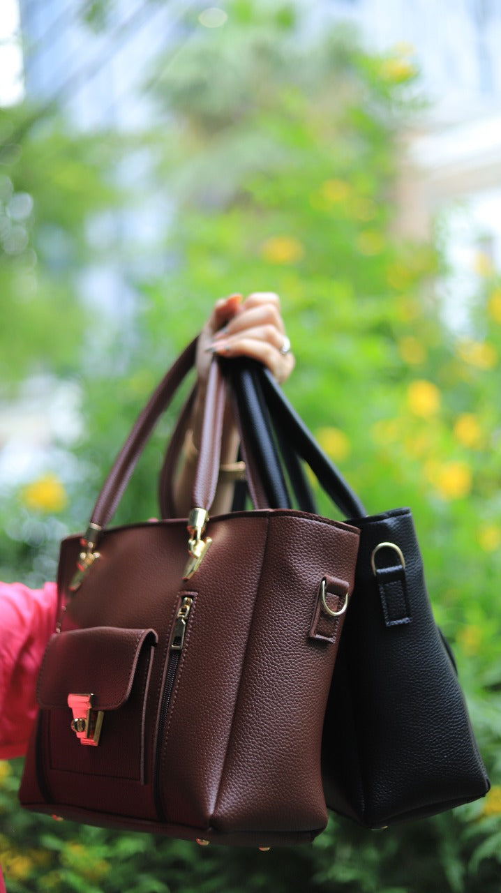 Premium Handbags & Totes Material: Premium Quality PU Leather (Faux Leather) image 2