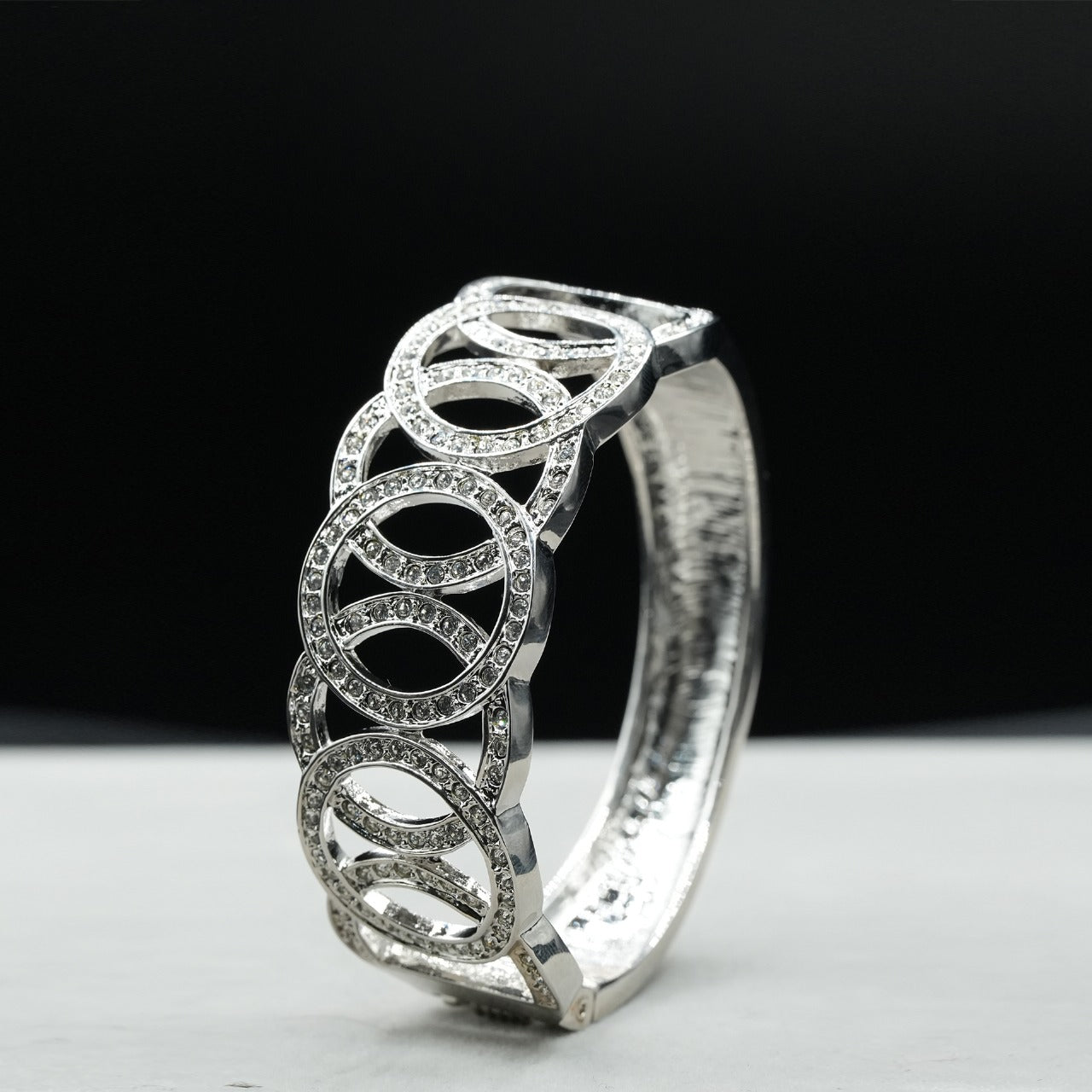 High-quality copper alloy with rhodium plating, ensuring a long-lasting shine and resistance to tarnish image 4