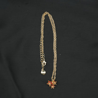 RED FLOWER PENDENT image 1