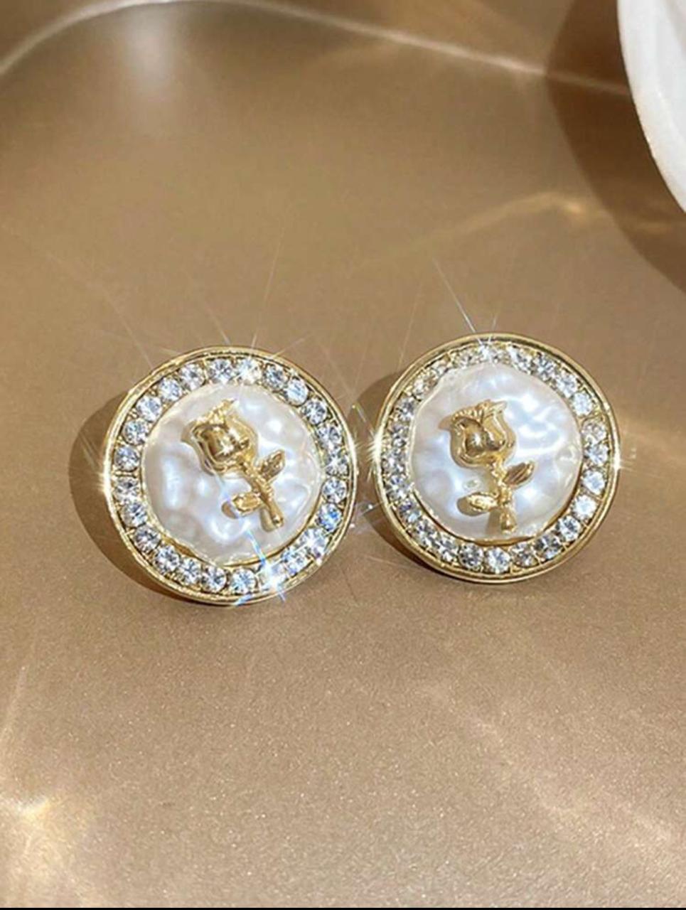 LUXURIOUS FLORAL ELEGANT AND VERSATILE STUD image 1