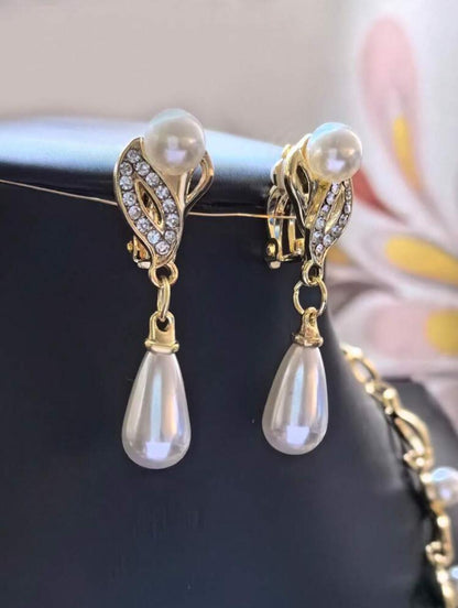 LUXURIOUS GOLD PLATED NECKLACE SET image 2