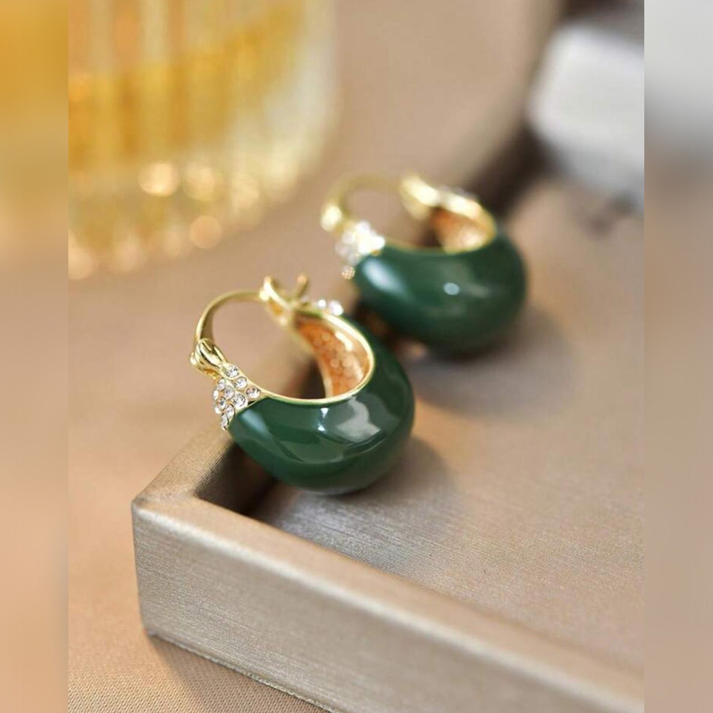 RHINESTONE DÉCOR HOOP image 0