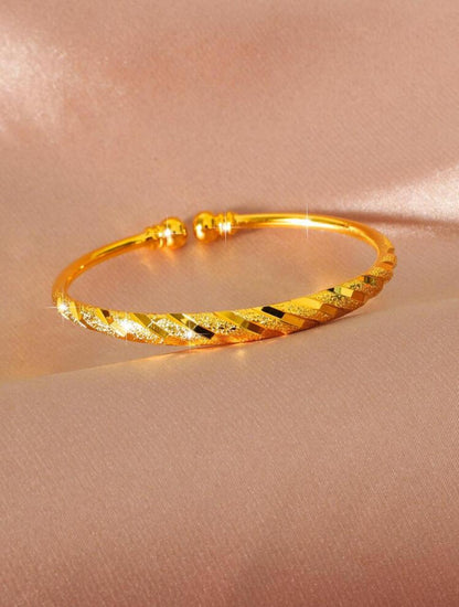 Copper Textured Design Bangle image 3