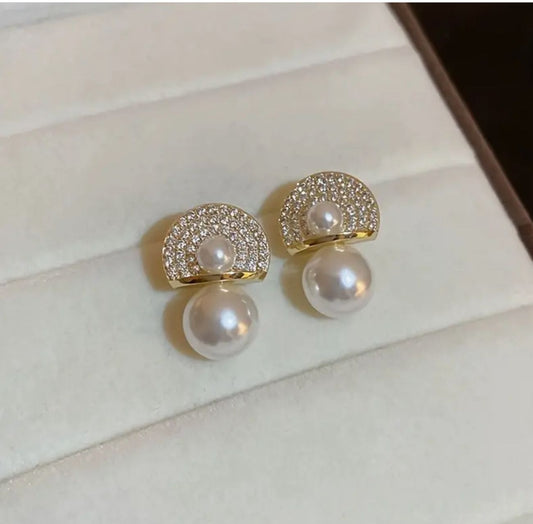 Elegant Simple Style Zinc Alloy Studs with 925 Sterling Silver Posts image 1