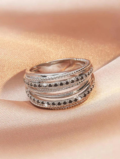 CUBIC ZIRCONIA DÉCOR RING image 5