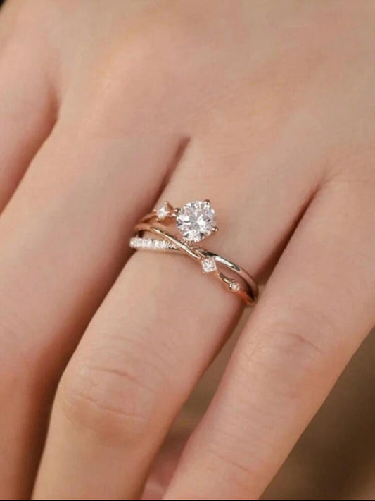 UNIVERSE THEMED OPEN ADJUSTABLE RING image 1