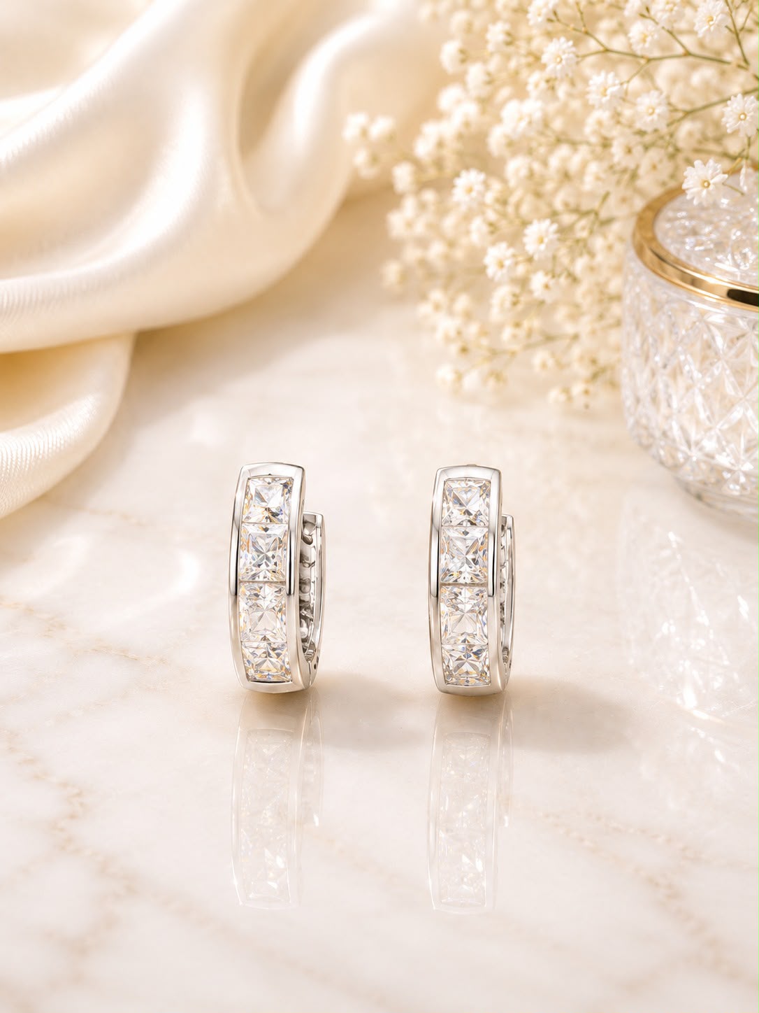 Crystal Luxe Huggie