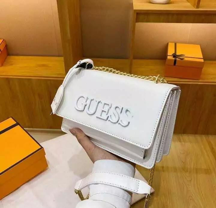 SMART SHOULDER BAG - GUESS - White image