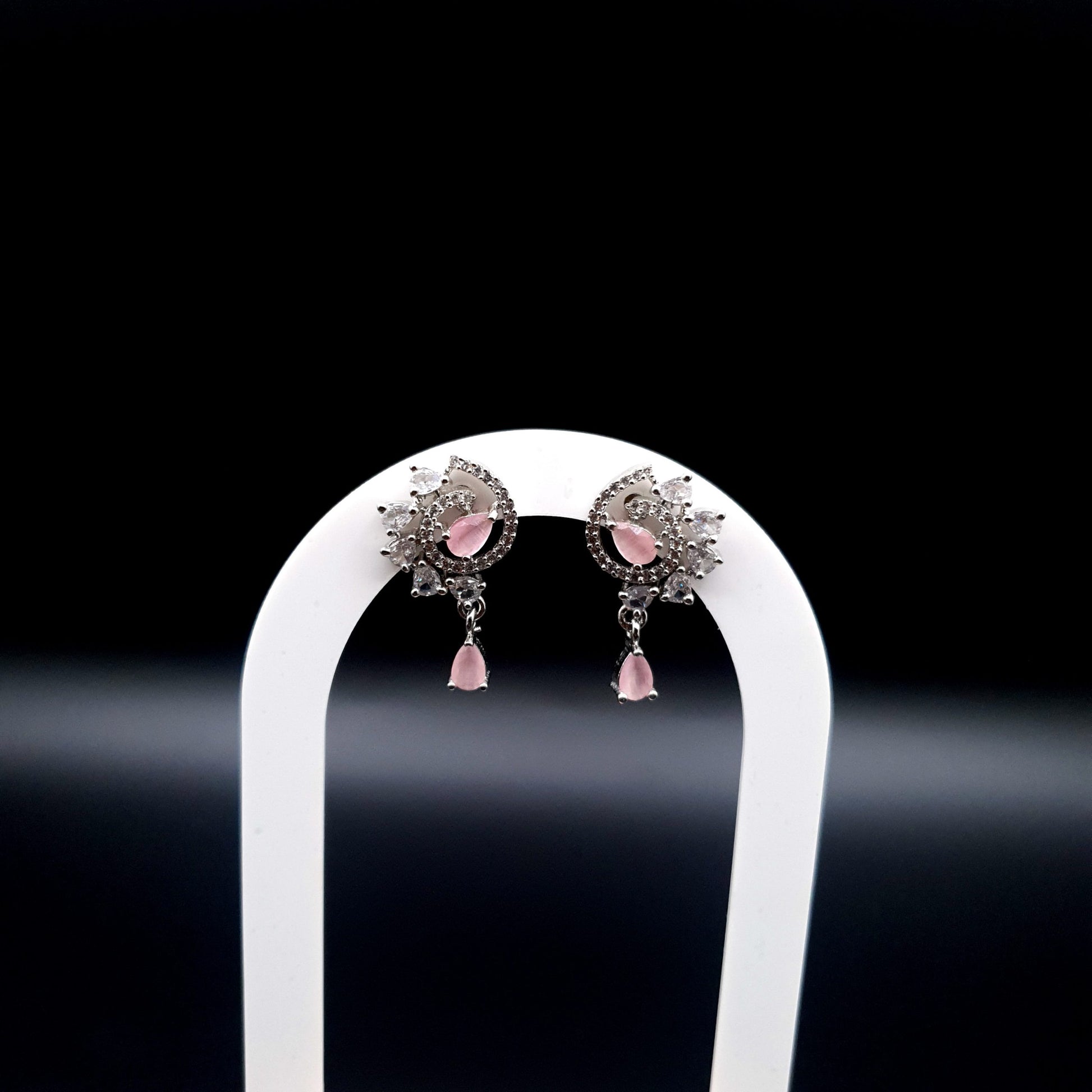 5 STONES SILVER T-PINK image 1