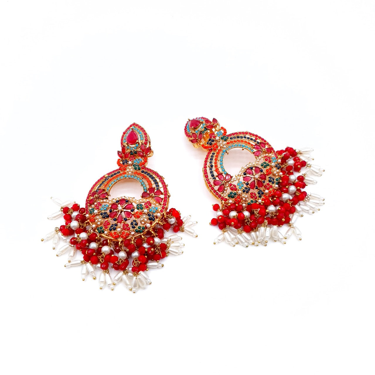 PARTY WEAR BINDI & EARRINGS image 4