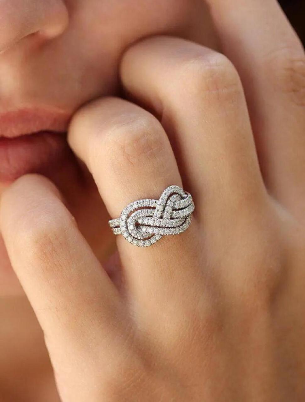 FASHION CUBIC ZIRCONIA FINGER RING image 1