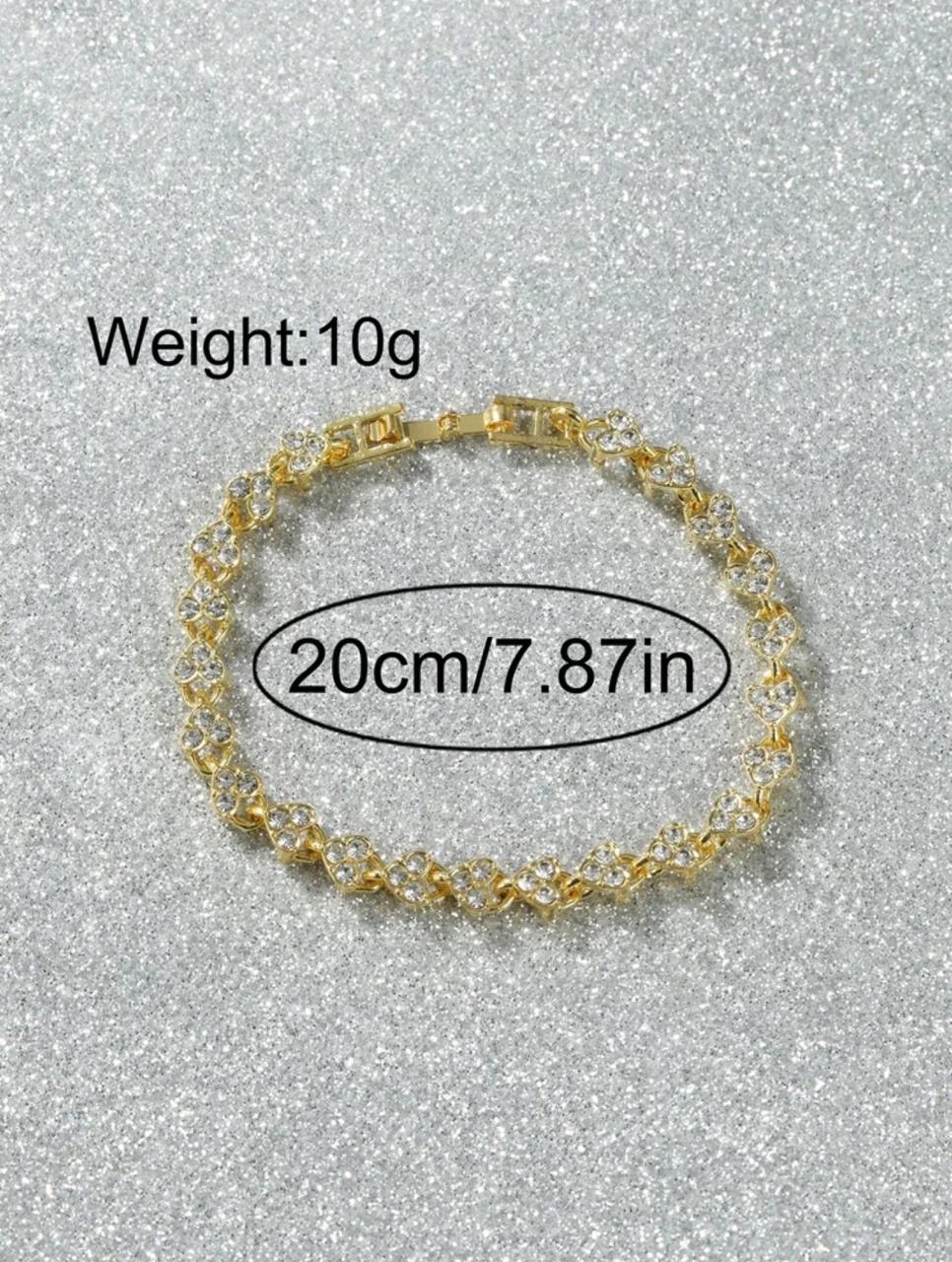 SPARKLING CUBIC ZIRCONIA BRACELET image 2