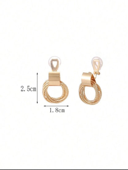 Fashion Multilayer Circle Hoop Earrings image 4