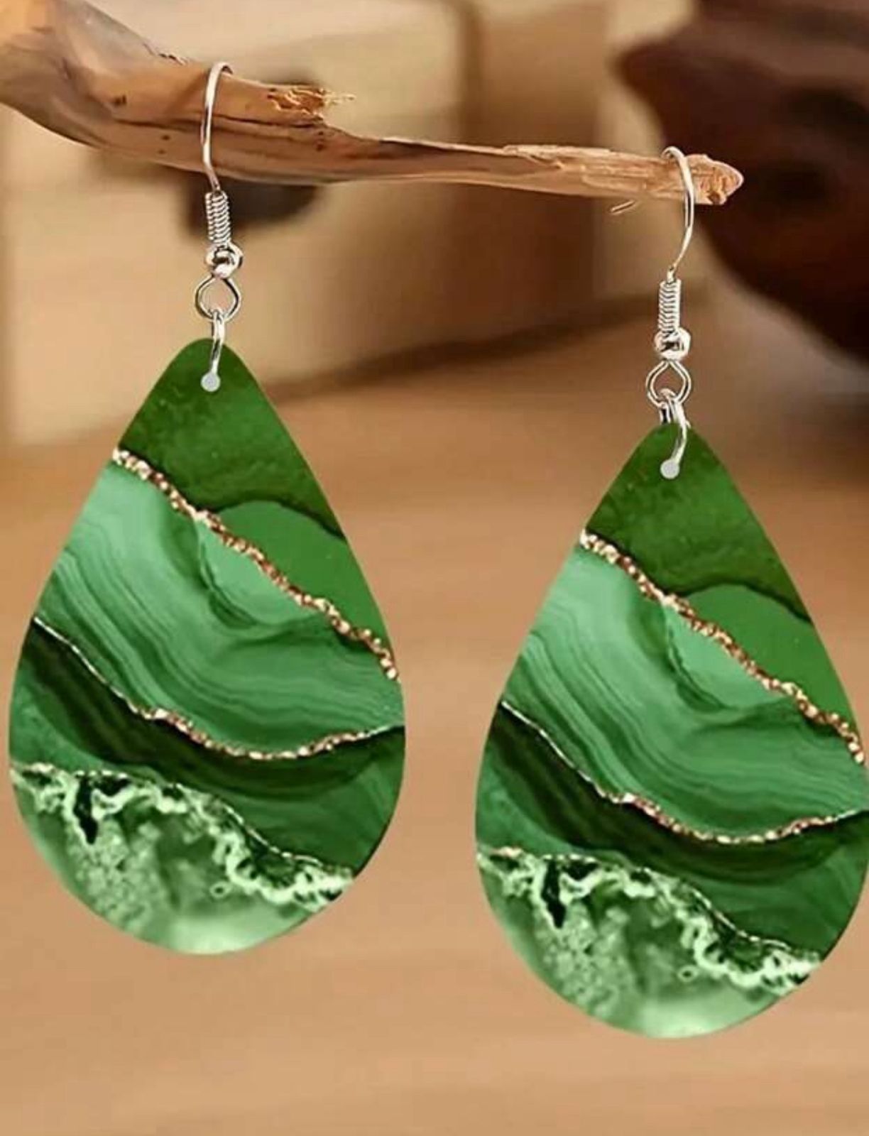 Random Multi-Color Summer Bohemian Waterdrop Earrings image 0