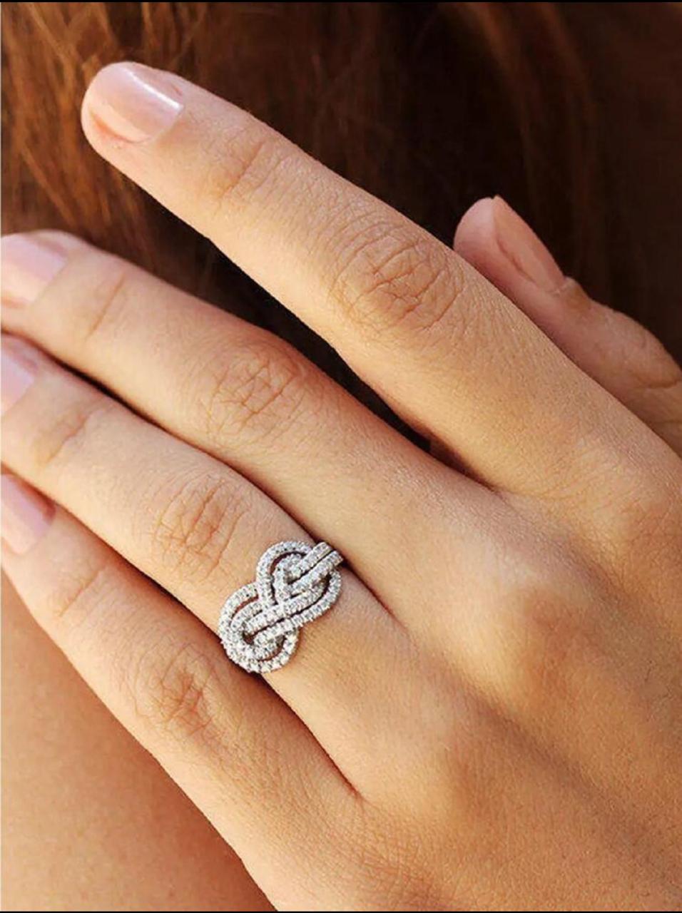 FASHION CUBIC ZIRCONIA FINGER RING image 0