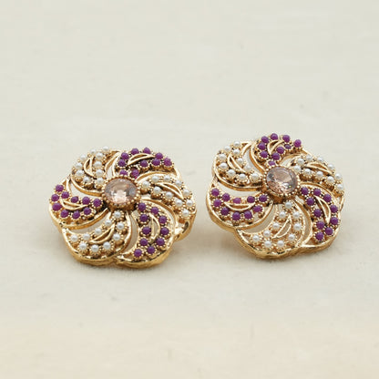 Likely gold-plated metal with a detailed filigree design image 11