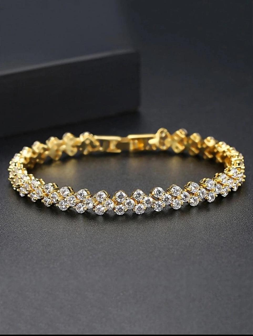 SPARKLING CUBIC ZIRCONIA BRACELET image 1