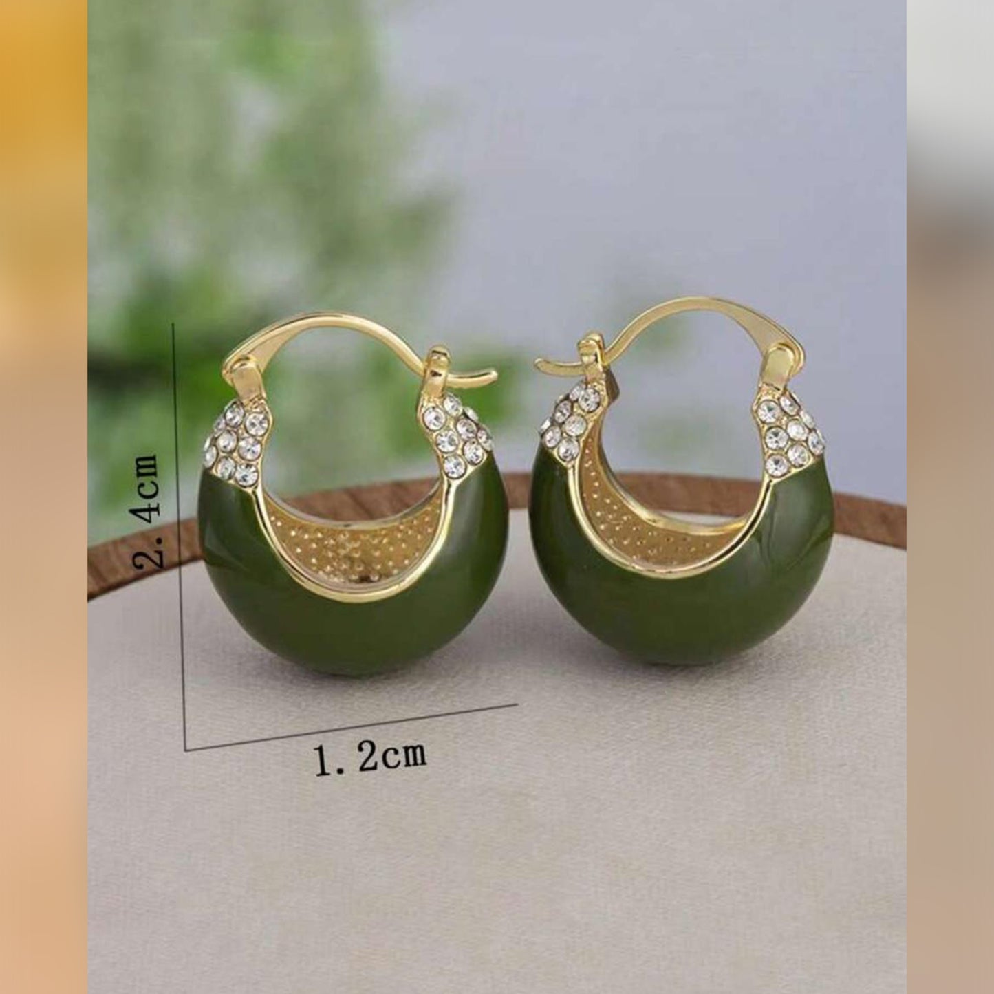 RHINESTONE DÉCOR HOOP image 2