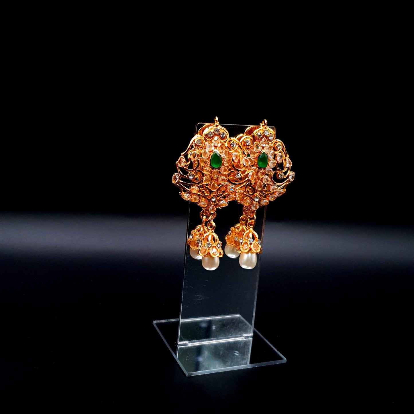 PEARLED GOLDEN-SILVER STONES image 5