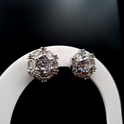 ROUND STYLE- SILVER & A PINK image 7