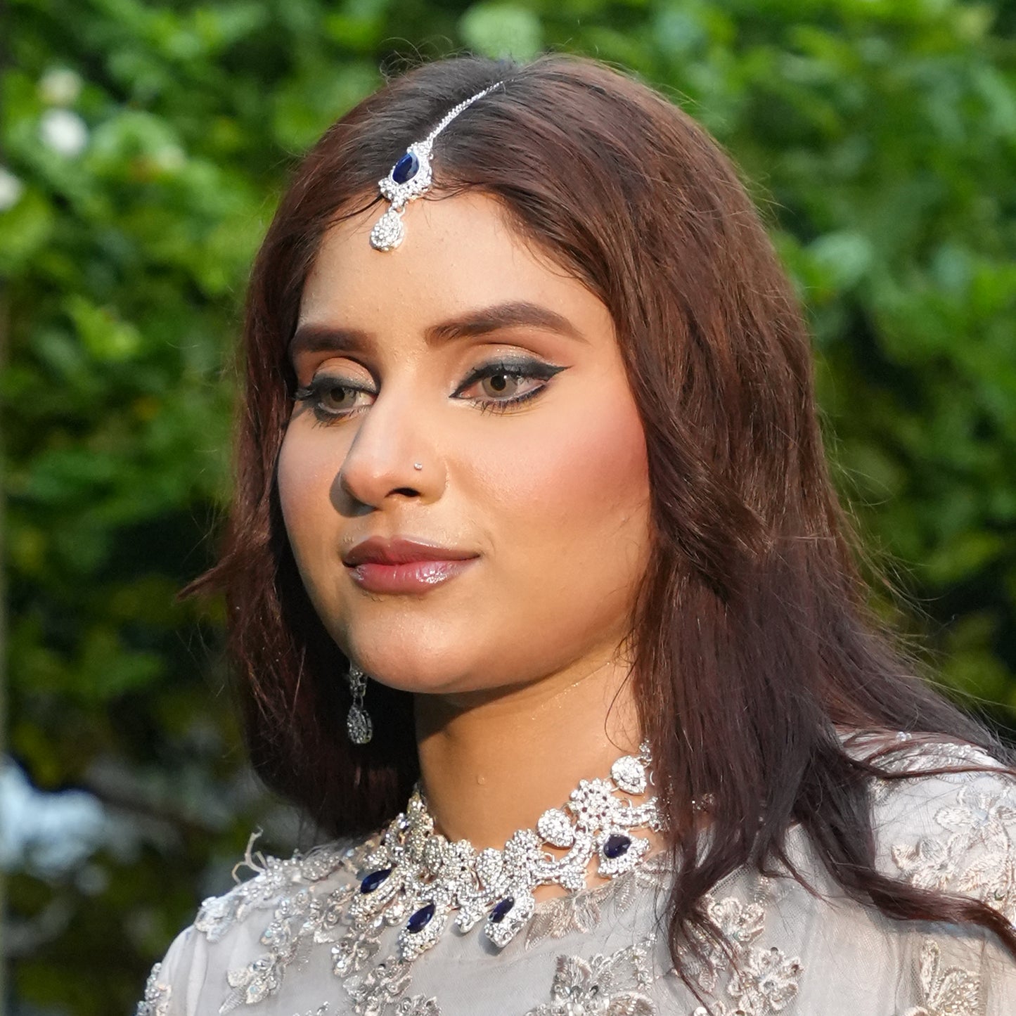 AETHER NEKLACE (Black &amp; Blue) image 1