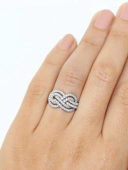 FASHION CUBIC ZIRCONIA FINGER RING image 4